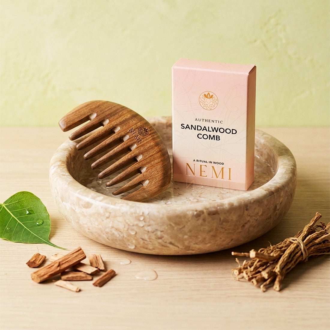 Authentic Sandalwood Comb