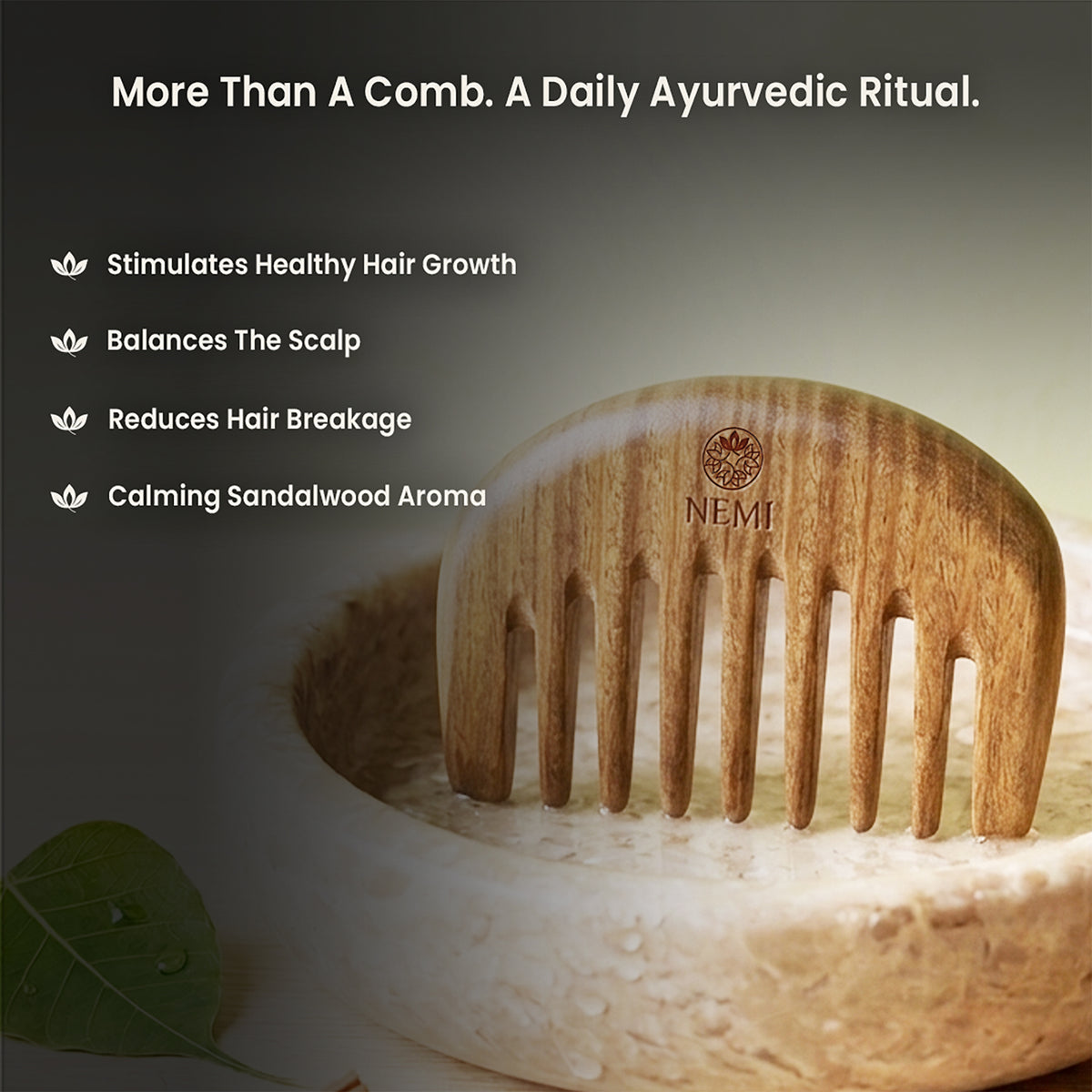 Authentic Sandalwood Comb