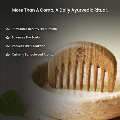Authentic Sandalwood Comb